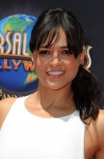 MICHELLE RODRIGUEZ at Fast & Furious Supercharged Ride at Universal Studios