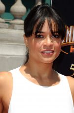 MICHELLE RODRIGUEZ at Fast & Furious Supercharged Ride at Universal Studios