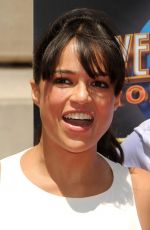MICHELLE RODRIGUEZ at Fast & Furious Supercharged Ride at Universal Studios
