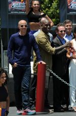 MICHELLE RODRIGUEZ at Fast & Furious Supercharged Ride at Universal Studios
