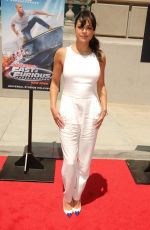 MICHELLE RODRIGUEZ at Fast & Furious Supercharged Ride at Universal Studios