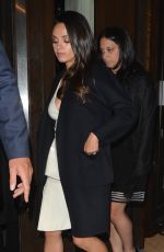 MILA KUNIS at Chutney Mary Indian Restaurant in London 06/23/2015