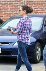 MILA KUNIS in Jeans Out in Los Angeles 06/15/2015