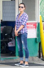 MILA KUNIS in Jeans Out in Los Angeles 06/15/2015