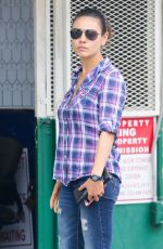MILA KUNIS in Jeans Out in Los Angeles 06/15/2015