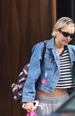 MILEY CYRUS and STELLA MAXWELL Leaves a Hotel in New York 06/20/2015