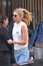 MILEY CYRUS and STELLA MAXWELL Leaves a Hotel in New York 06/20/2015