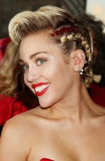 MILEY CYRUS at 2015 Amfar Inspiration Gala in New York