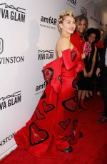 MILEY CYRUS at 2015 Amfar Inspiration Gala in New York