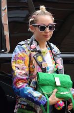 MILEY CYRUS Out and About in New York 06/18/2015