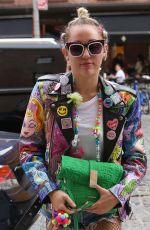 MILEY CYRUS Out and About in New York 06/18/2015