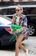 MILEY CYRUS Out and About in New York 06/18/2015