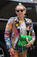 MILEY CYRUS Out and About in New York 06/18/2015