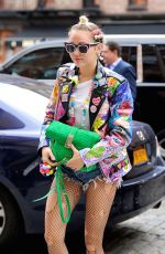 MILEY CYRUS Out and About in New York 06/18/2015