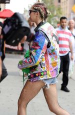 MILEY CYRUS Out and About in New York 06/18/2015
