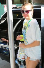 MILEY CYRUS Out and About in New York 06/19/2015