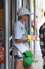 MILEY CYRUS Out and About in New York 06/19/2015