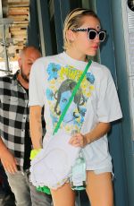 MILEY CYRUS Out and About in New York 06/19/2015