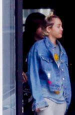 MILEY CYRUS Out for Lunch in Los Angeles 06/09/2015