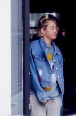 MILEY CYRUS Out for Lunch in Los Angeles 06/09/2015