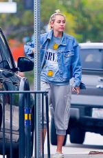 MILEY CYRUS Out for Lunch in Los Angeles 06/09/2015