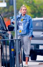 MILEY CYRUS Out for Lunch in Los Angeles 06/09/2015