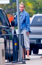 MILEY CYRUS Out for Lunch in Los Angeles 06/09/2015