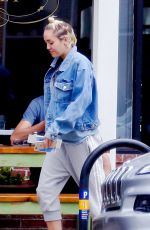 MILEY CYRUS Out for Lunch in Los Angeles 06/09/2015