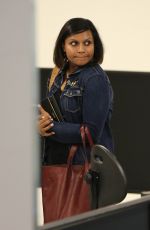 MINDY KALING at LAX Airport in Los Angeles 06/16/2015