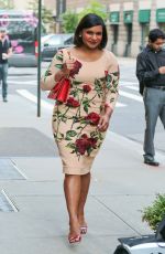 MINDY KALING Out and About in New York 06/17/2015
