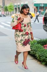 MINDY KALING Out and About in New York 06/17/2015