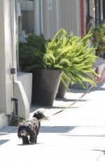 MIRANDA COSGROVE Walks Her Dog Out in Los Angeles 06/20/2015
