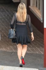 MOLLY SIMS Arrives at a Private Party at Brentwood Country Mart 06/11/2015