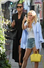 MORGAN STEWART Leaves The Ivy in Los Angeles 06/18/2015