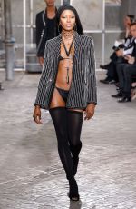 NAOMI CAMPBELL on the Runway of Givenchy Fashion Show in paris