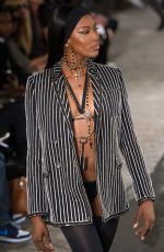 NAOMI CAMPBELL on the Runway of Givenchy Fashion Show in paris