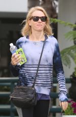 NAOMI WATTS in Leggings Heading to a Gym in Brentwood 06/16/2015