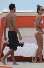 NATALIA BORGES in Bikini at a Beach in Miami 06/12/2015