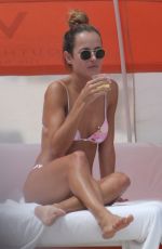 NATALIA BORGES in Bikini at a Beach in Miami 06/12/2015