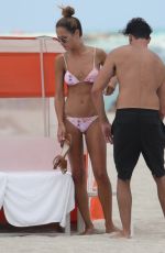 NATALIA BORGES in Bikini at a Beach in Miami 06/12/2015