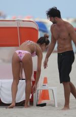 NATALIA BORGES in Bikini at a Beach in Miami 06/12/2015