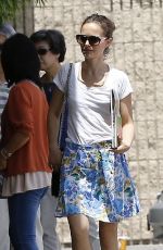 NATALIE PORTMAN Out Shopping in Los Angeles 06/29/2015