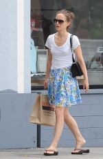 NATALIE PORTMAN Out Shopping in Los Angeles 06/29/2015