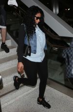 NICKI MINAJ Arrives at LAX Airport in Los Angeles 06/24/2015