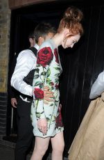 NICOLA ROBERTS Arrives at Chiltern Firehouse in London