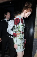 NICOLA ROBERTS Arrives at Chiltern Firehouse in London