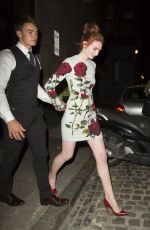 NICOLA ROBERTS Arrives at Chiltern Firehouse in London