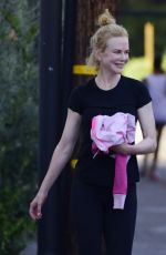 NICOLE KIDMAN at an Early Morning Spin Class on Her 48th Birthday in Los Angeles