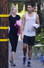 NICOLE KIDMAN at an Early Morning Spin Class on Her 48th Birthday in Los Angeles