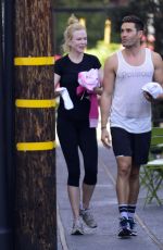 NICOLE KIDMAN at an Early Morning Spin Class on Her 48th Birthday in Los Angeles